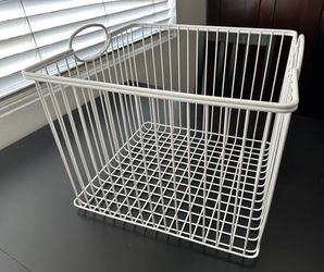 metal wire storage basket