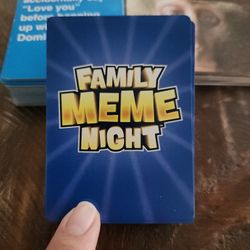 Family MeMe Night Card Game 
