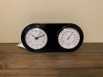 Clock And Thermometer