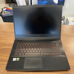MSI GF65 Thin Gaming Laptop RTX3060 Like New