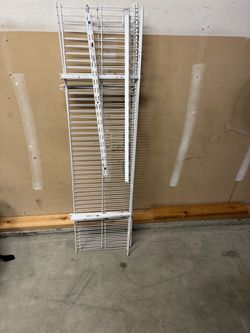 2 x 4’ wired shelves