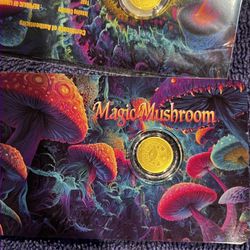 2026 Liberia Magic Mushroom 1/1000 oz .9999 Gold Coin in Card