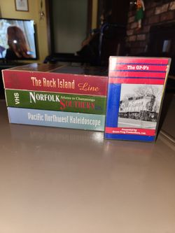 Railroad VHS Tapes Lot of 4