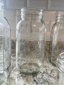 Wide Mouth Ball Large Glass Jars 