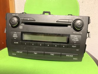 2010 Original Toyota Corolla stereo