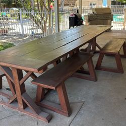 Custom Outdoor Table