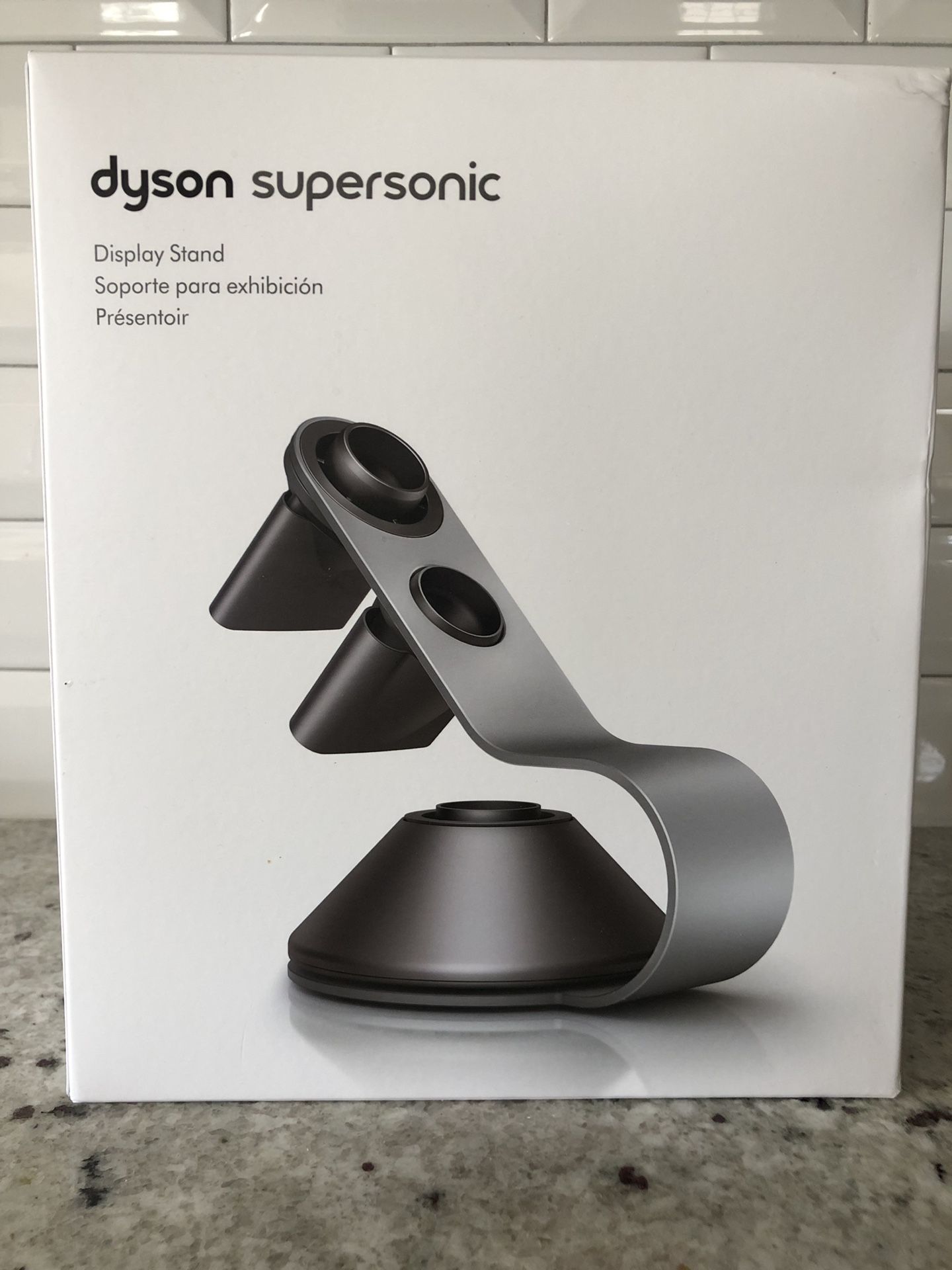 Dyson supersonic display stand for hairdryer