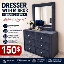 Brand new dresser with mirror for sale with free delivery
