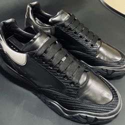 Alexander McQueen Court Black Sneacker | Size 10 | EU43 | 735785 