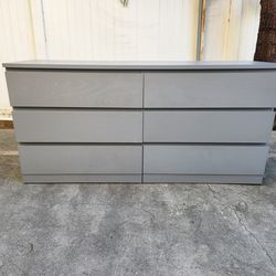 MALM Drawer
Chest - 6 drawers Grey