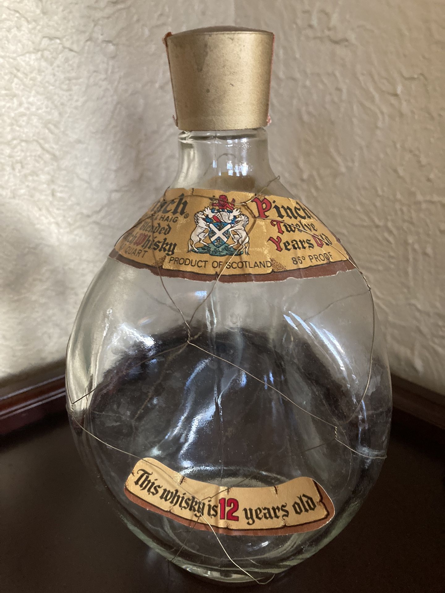 VINTAGE SCOTCH WHISKEY BOTTLE