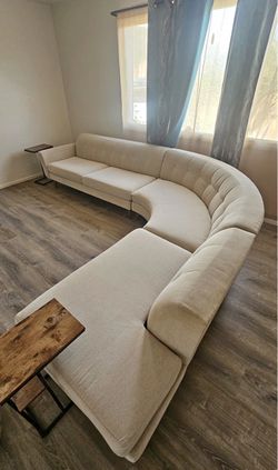 Modern Living Spaces Gray Sectional Couch