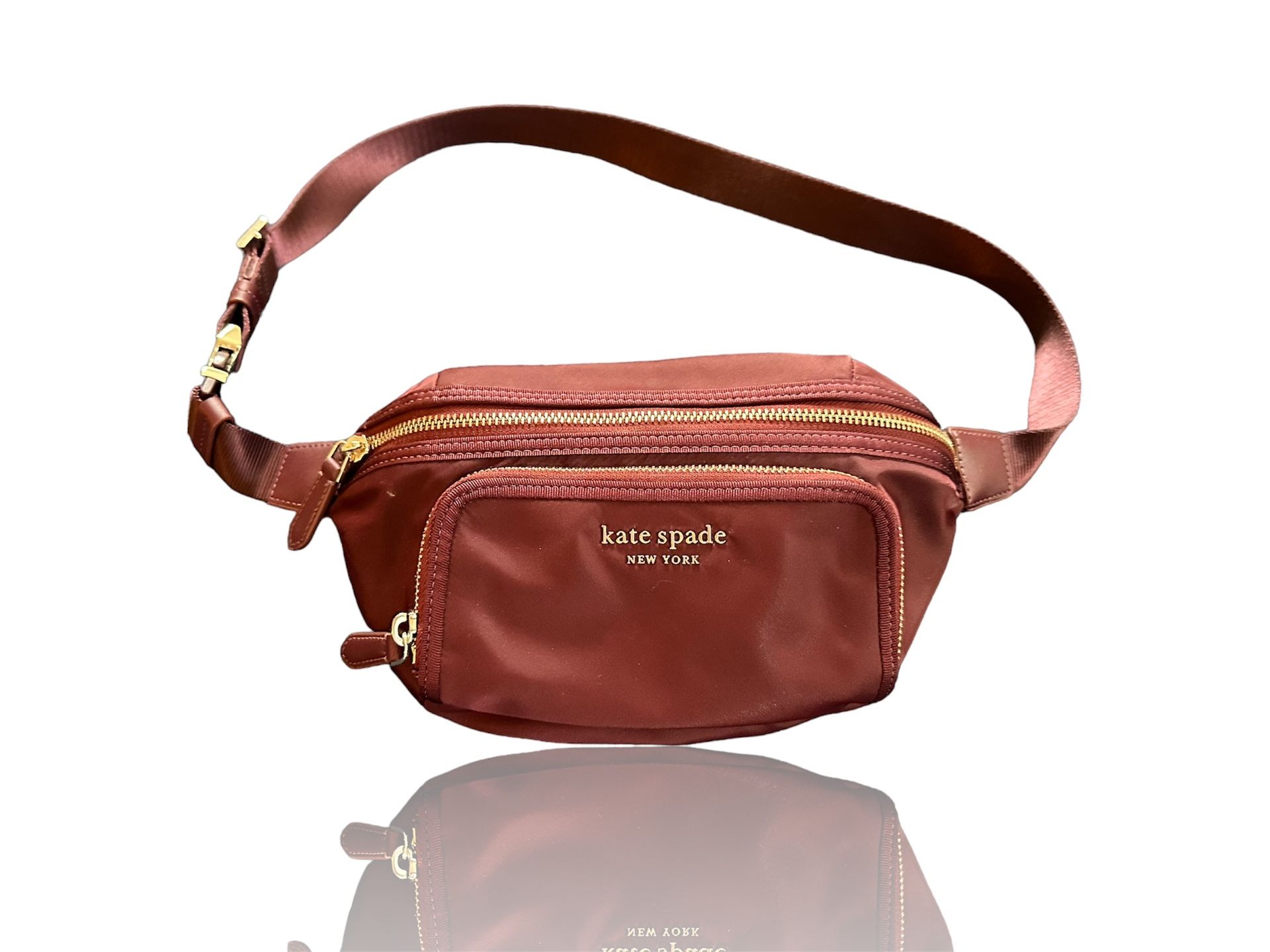 Kate Spade New York Perfect Size Burgundy/Red Fanny Waist Belt Bag