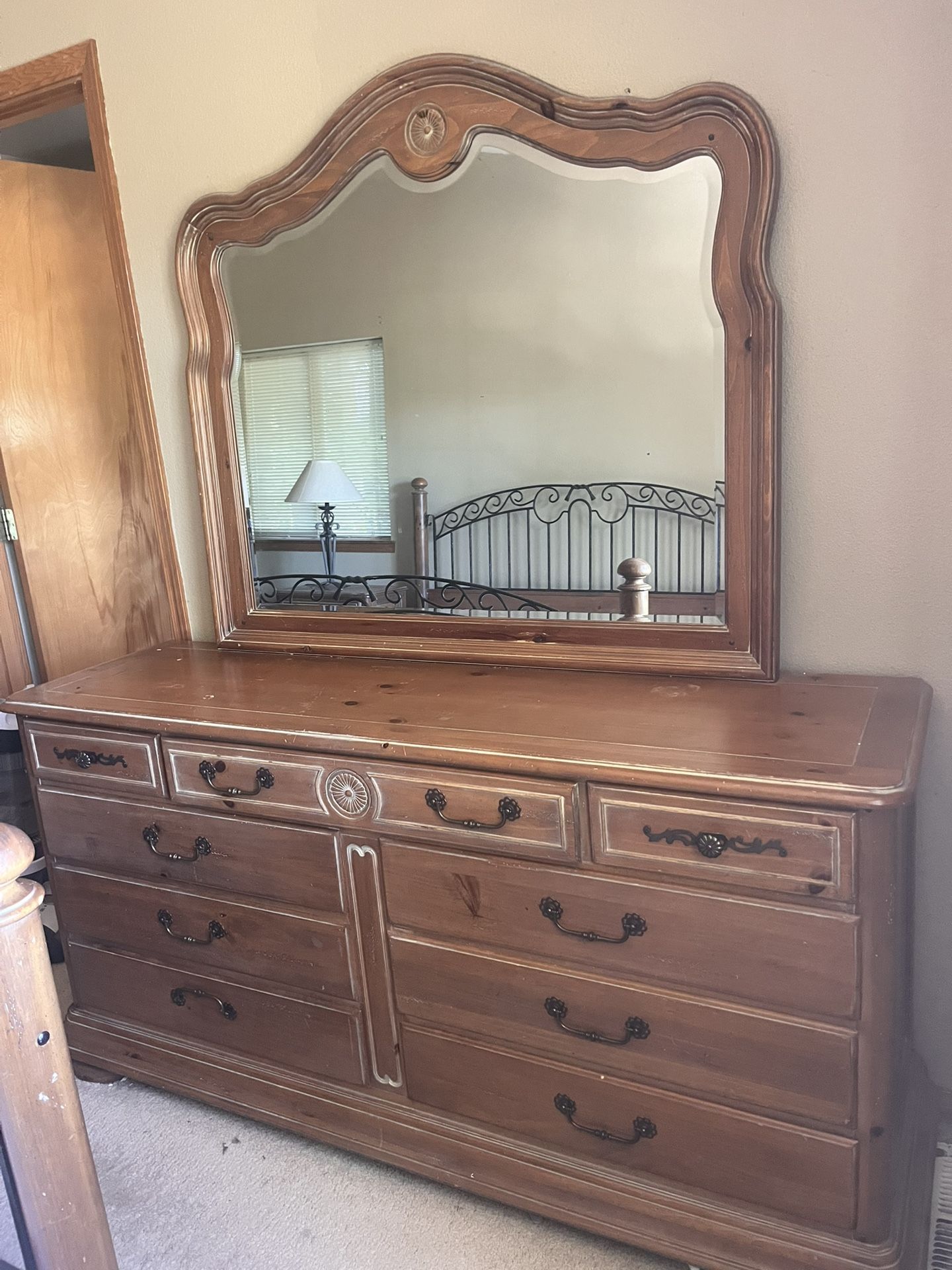 Dresser And Mirror
