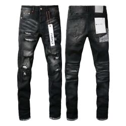 Black Purple Jeans