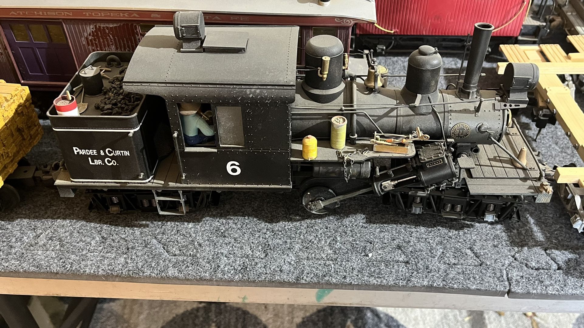 G Scale Train Set And 5 HO Diesel Engines, 2 BRASS