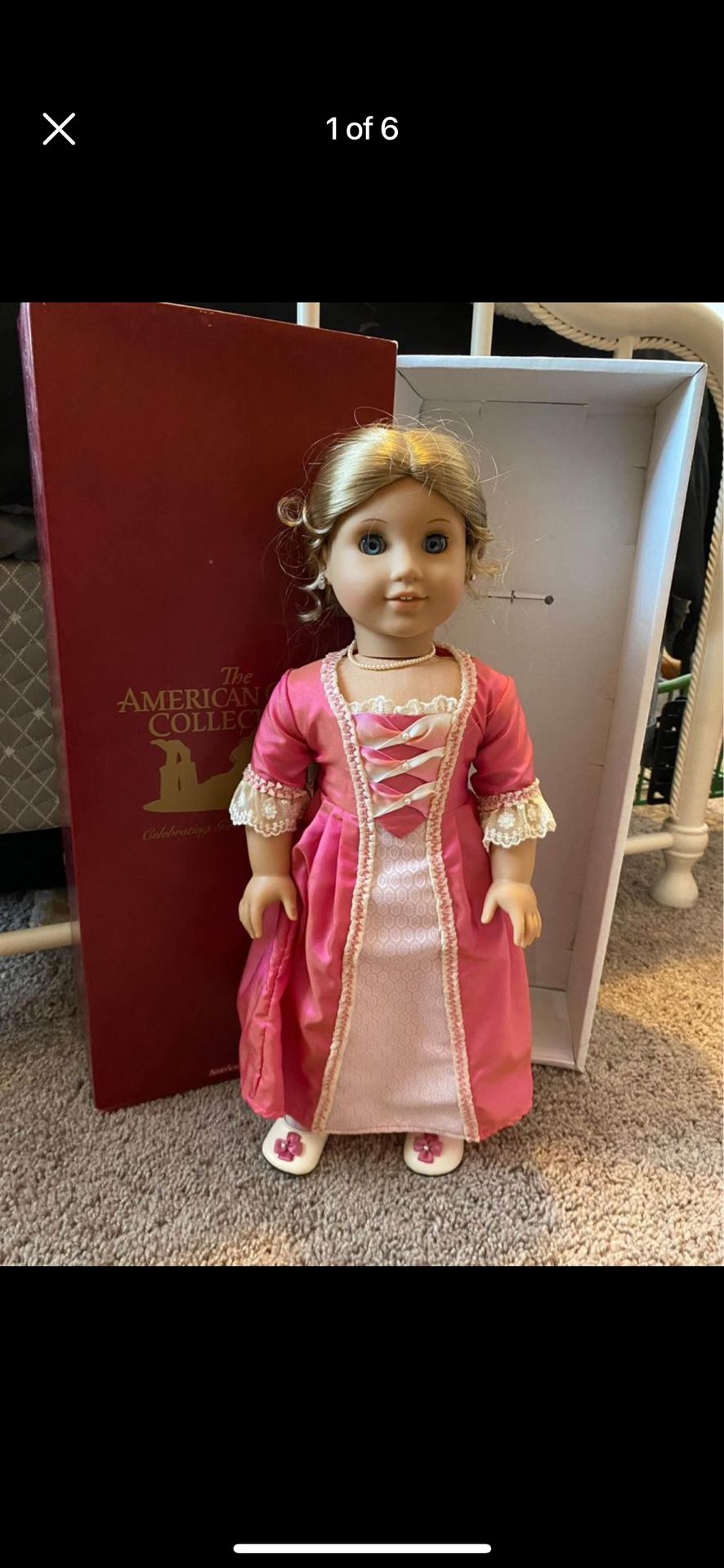 American Girl Doll Elizabeth (Original American Girl Felicity’s Best Friend) with Box. Retired