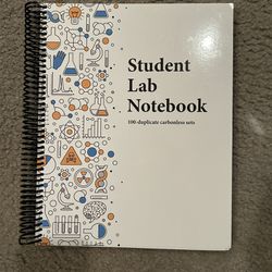 Student Lab Notebook w/ Carbon Copy pages