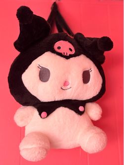 Kuromi plush backpack