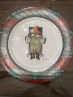 NormanRockwell  Deco Plate