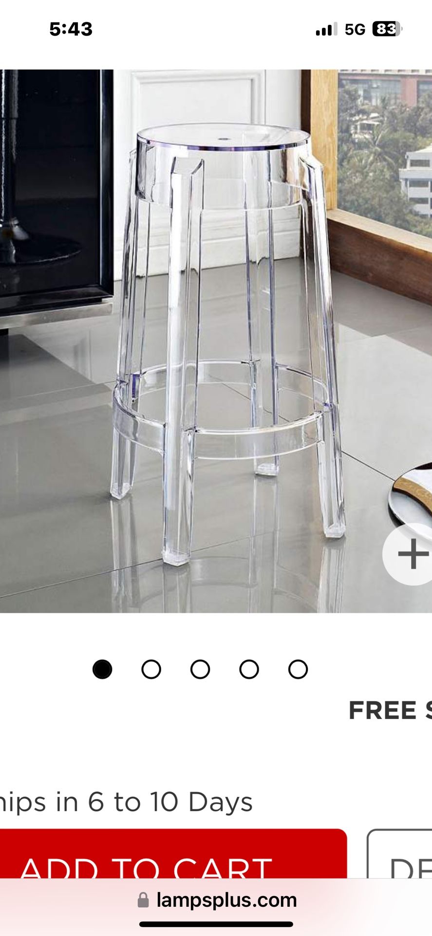 Clear Bar Stools