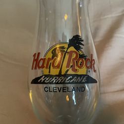 Hard Rock Cafe Hurricane Glass Cleveland