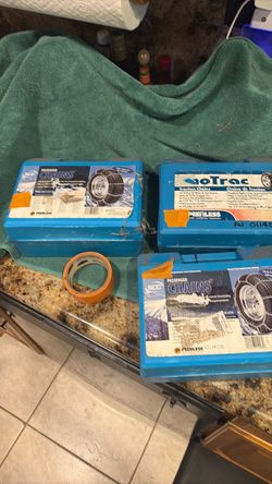 3 sets of class S passenger car tire chains NEW!
