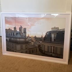 Large Paris Framed Photo