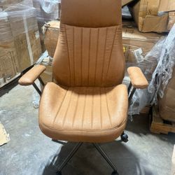 OVIOS Office Chair Ergonomic High Back Suede Fabric for Executive or Home Office