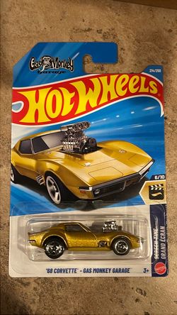 Hot Wheels '68 Corvette - Gas Monkey Garage 1:64 scale die-cast