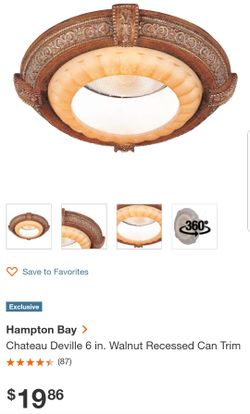 Recessed light trimm 6in (3)