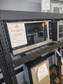 $399 over the range SMART microwave with sensor cook
