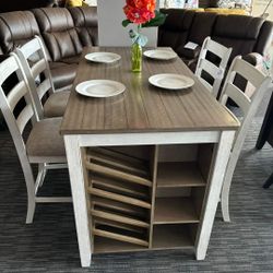 [OM] 🟪 Only $45 initial then take it home 🏡 Brand New  Skempton Dining Set