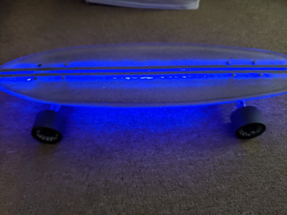 Flexdex Clear 29 LT - Light Up LED Longboard Skateboard