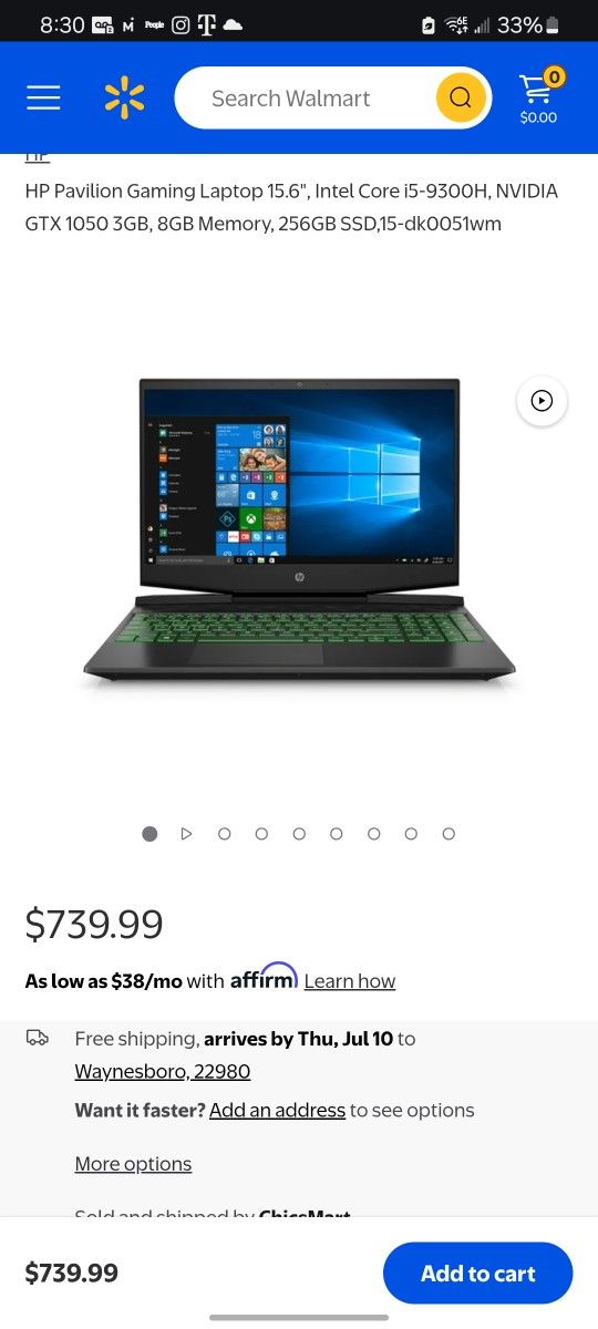 Hp Pavillion Gaming Laptop 