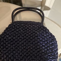 Mid Century Nylon Weave Summer Purse