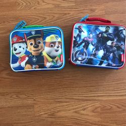 2 Brand New Lunch Box For Boys Pre- School 