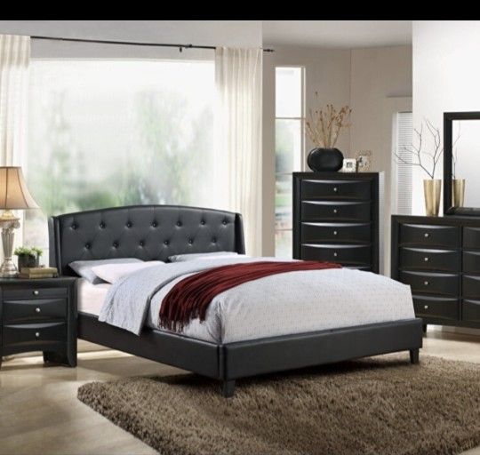 Queen Bed Frame With Mattress