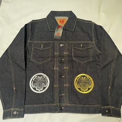 RMC Red monkey company denim jacket with embroidery 