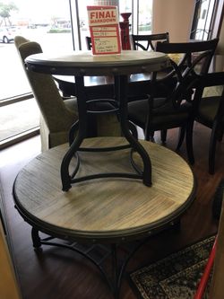 Model Home Furniture 3 piece Restoration Hardware inspired coffee table set