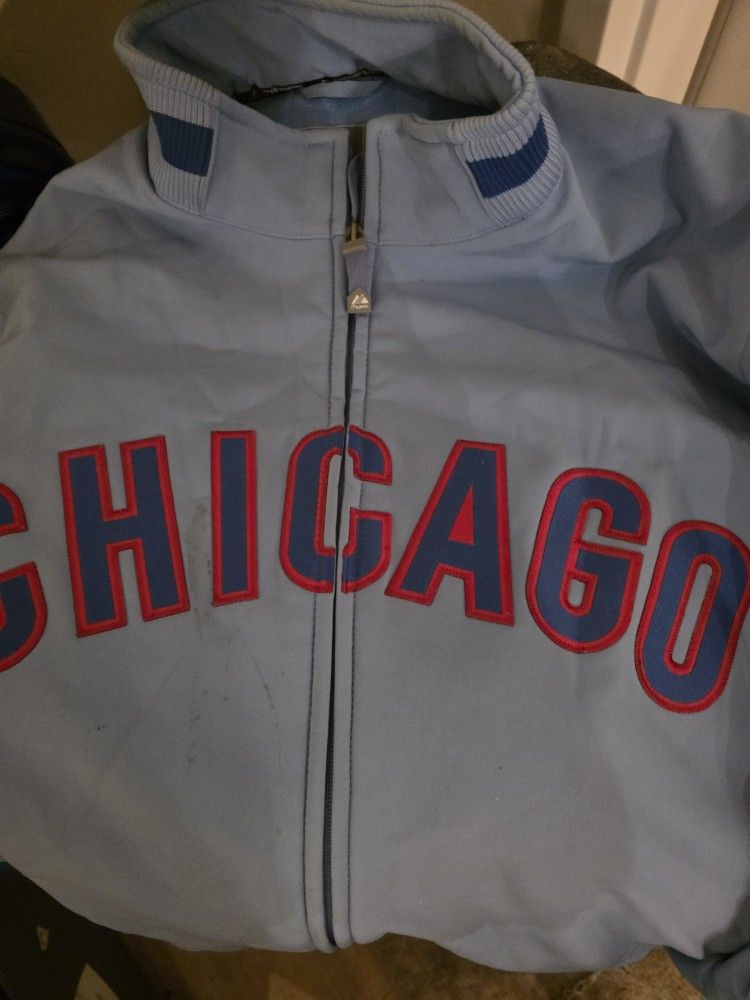 Chicago Cubs Bullpen Jacket Legit 2XL