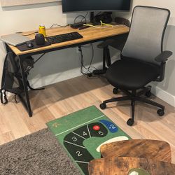 Desk And Office Chair