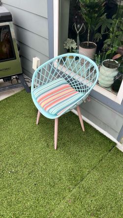 Teal Patio Chair 