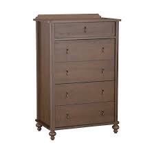My Texas House Hartwell 5 Drawer Dresser Chest, 50" Tall, Heritage Oak