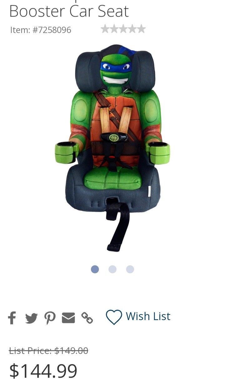 Ninja Turtle Carseat