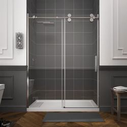 OVE DECORS 60x78 FRAMLESS SLIDING SHOWER DOOR