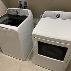 New GE Profile Washer & Dryer Set