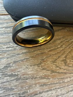 Tri Color Tungsten Ring