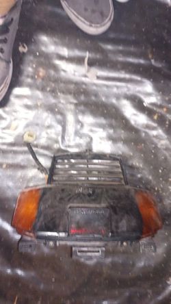 honda elite complete brake light on with wire harness