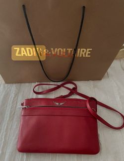 Zadig & Voltaire red crossbody